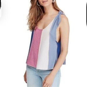We the Free Candy Cloud Carousel Stripe Tank Top